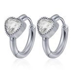 color: MS-760 Steel Color Heart White Rhinestone