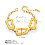 color: SL136G Gold Bracelet