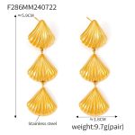 color: F286-Gold Earrings