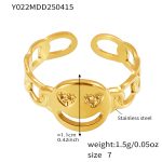 color: Y022-Gold Ring / size: US 7