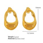 color: EH157 Gold Earrings