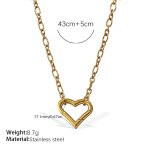 color: XL518G Gold Necklace
