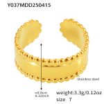 color: Y037-Gold Ring / size: US 7
