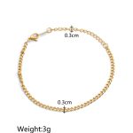 color: Bracelet B-Size 005 Gold