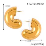 color: F1500-Gold Earrings