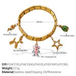 color: SL29G15 Multi-element Bracelet