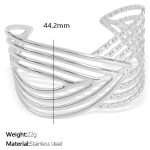 color: SZ134 Silver Bangle
