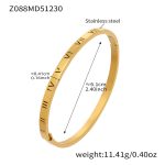 color: Z088-Gold Roman Numerals