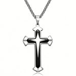 color: Black Split + Stainless Steel Chain
