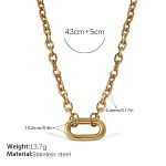 color: XL696G Gold Necklace