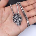 color: Big Dragon Head + Steel Chain