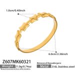 color: Z607-Gold Bangle