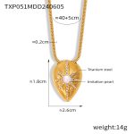 color: TXP051-Gold Necklace