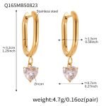 color: Q165-Gold Earrings