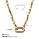 color: XL725G Gold Necklace