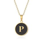 color: Gold Letter -P