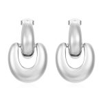 color: 2-in-1 Earrings Steel Color MS-570