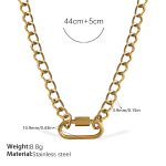 color: XL694G Gold Necklace