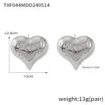 color: TXF044-Steel Color Earrings