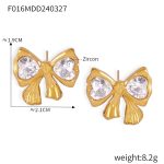 color: TXF016-Gold Earrings