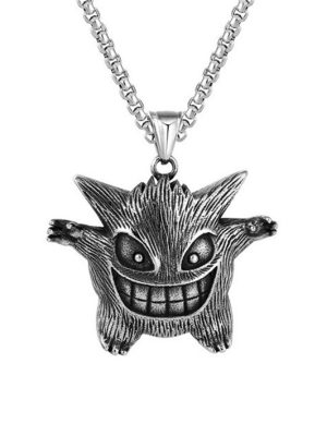 Little Monster Halloween Personalized Necklace Stainless Steel Retro Pendant Ornaments