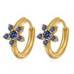 color: MS-783 Gold Small Blue Rhinestone