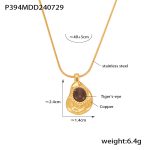 color: P394-Gold Necklace