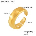 color: A887-Gold Ring / size: US 7