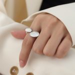 color: A547-Steel Color Ring / size: US 7