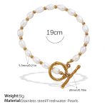 color: SL237G Freshwater Pearl Bracelet