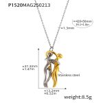 color: P1520-Hug Necklace
