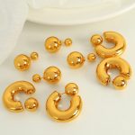 Stainless Steel Personality Simple Metal Light Luxury Temperament Spherical Design Ornament