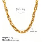 color: XL76G Gold Necklace
