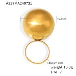 color: A337-Gold Ring / size: US 7