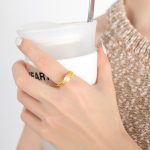 color: A493-Gold Ring / size: US 7