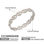 color: Z223-Steel Color Bangle -62mm