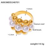 color: A083-Gold Ring / size: US 6