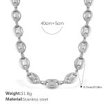 color: XL13S Silver Necklace