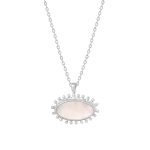 color: P1533-Steel Color Necklace -45+5cm