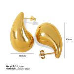 color: EH232 Large Gold Earrings