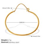 color: SL390G Gold Bangle