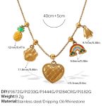 color: XL784G9 Multi-element Necklace