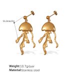 color: EH973G Gold Earrings