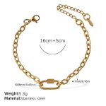 color: SL298G Gold Bracelet