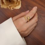 color: A238 Gold Ring / size: US 7