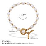 color: SL235G Freshwater Pearl Bracelet