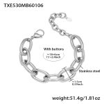 color: TXE530-Steel Color Bracelet -18+6cm