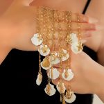 18K Gold Plating Shell Turtle Seahorse Stainless Steel Pendant Necklace Female Ocean Clavicle Chain Jewelry