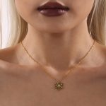Christmas CNC Snowflake Super Flash Zircon Pendant Clavicle Necklace Stainless Steel Non-Fading Jewelry Women