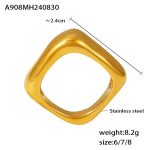 color: A908-Gold Ring / size: US 6